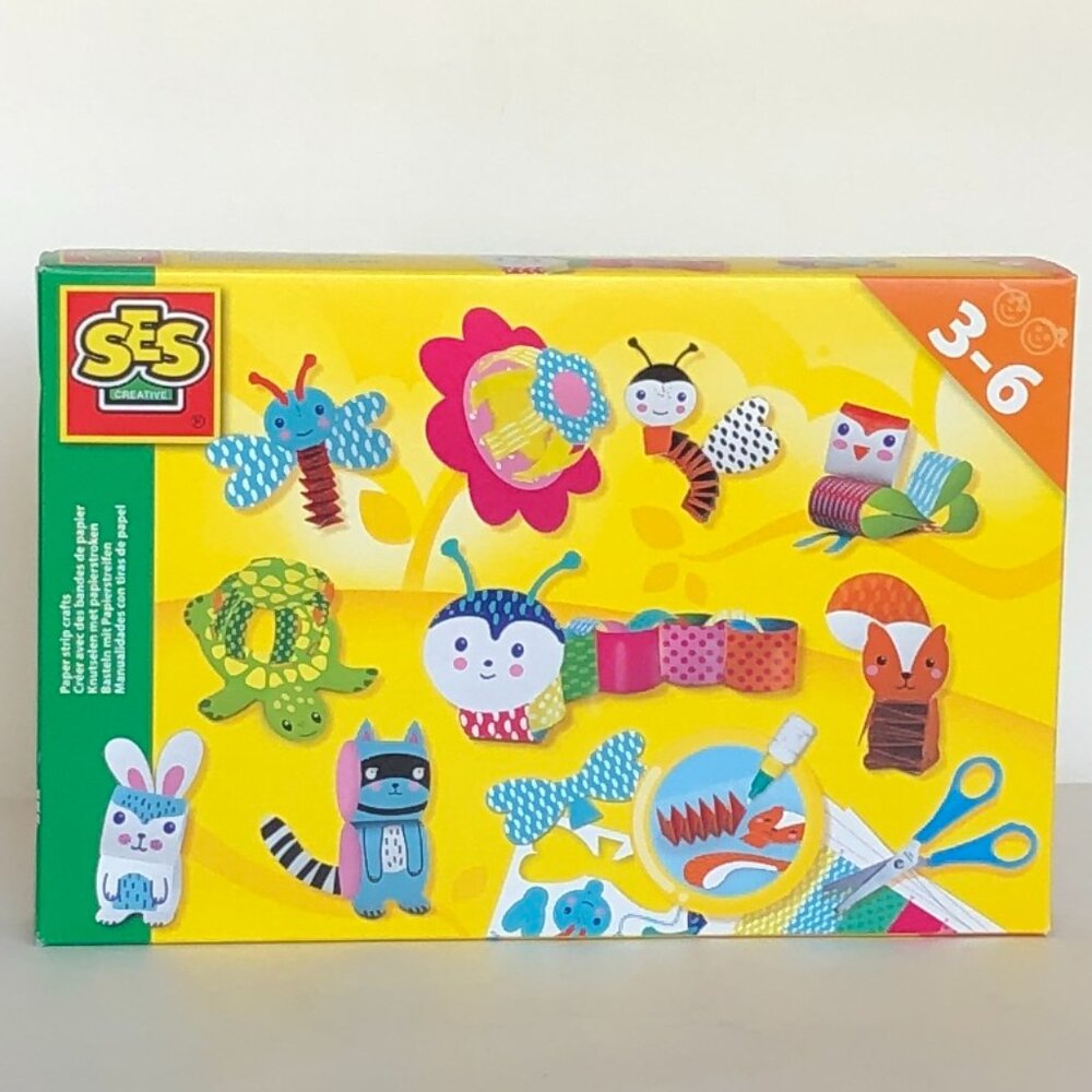 SES Creative Paper Strip Crafts For Age 3-6 New In Box - Picture 12 of 16